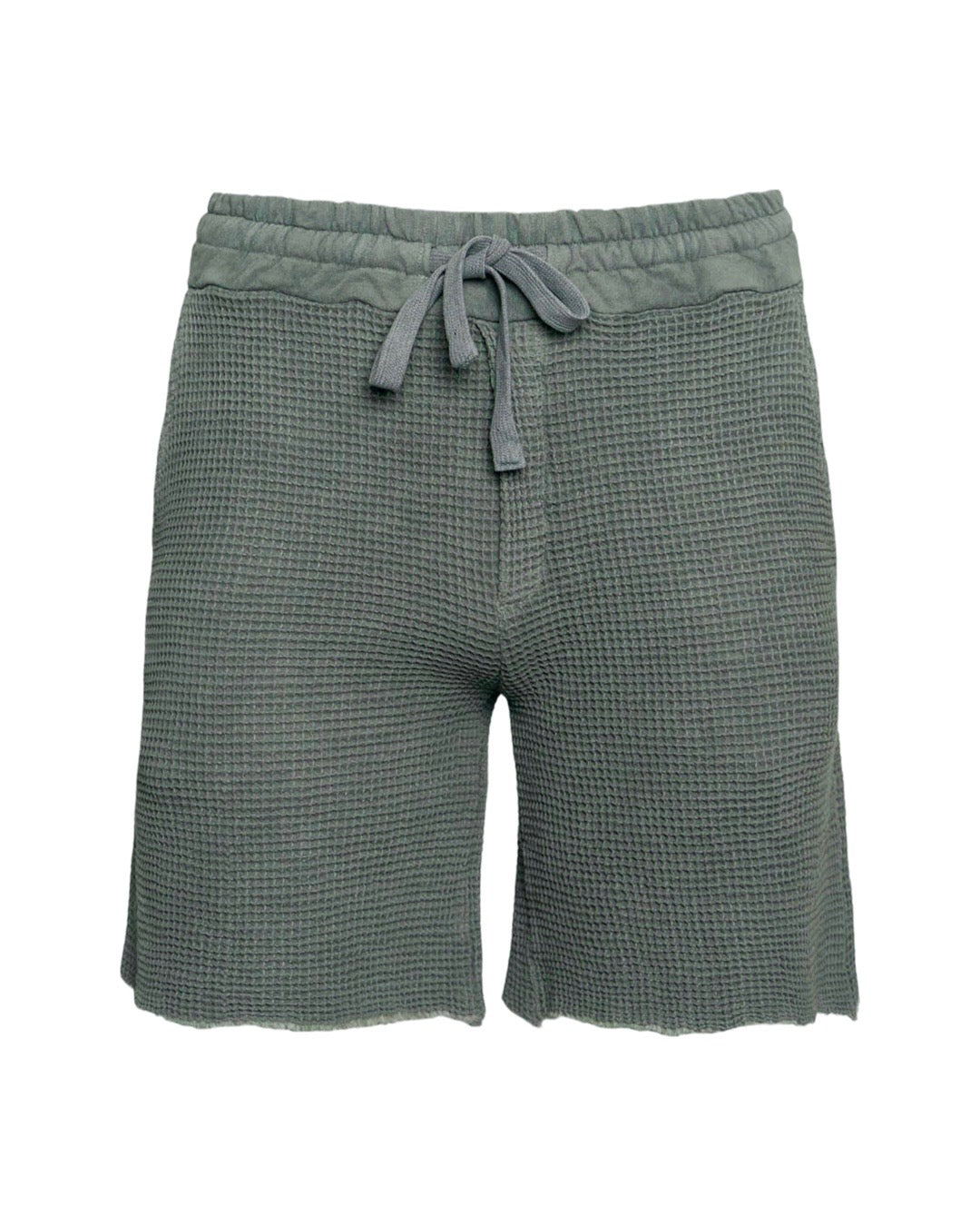 Waffle shorts - green