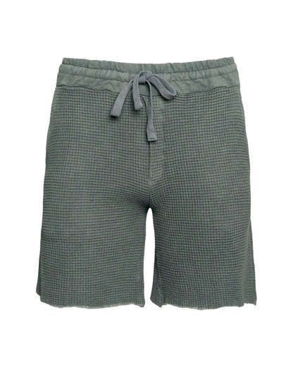 Waffle shorts - green