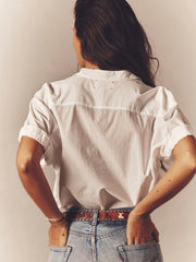 White channing shirt