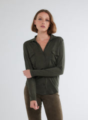 Long Sleeves Shirt in Lyocel - New wool