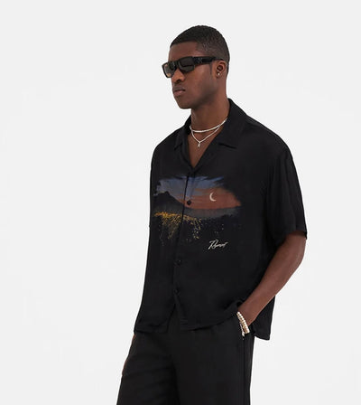The Hills Viscose Shirt - Black