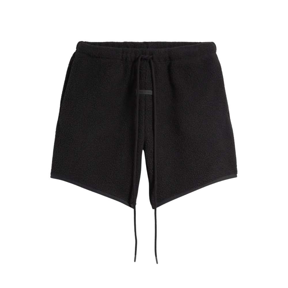 Polar fleece shorts - jet black