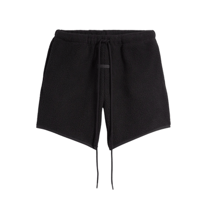 Polar fleece shorts - jet black