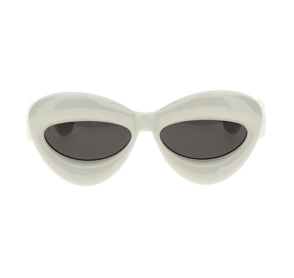 Inflated cateye sunglasses in nylon