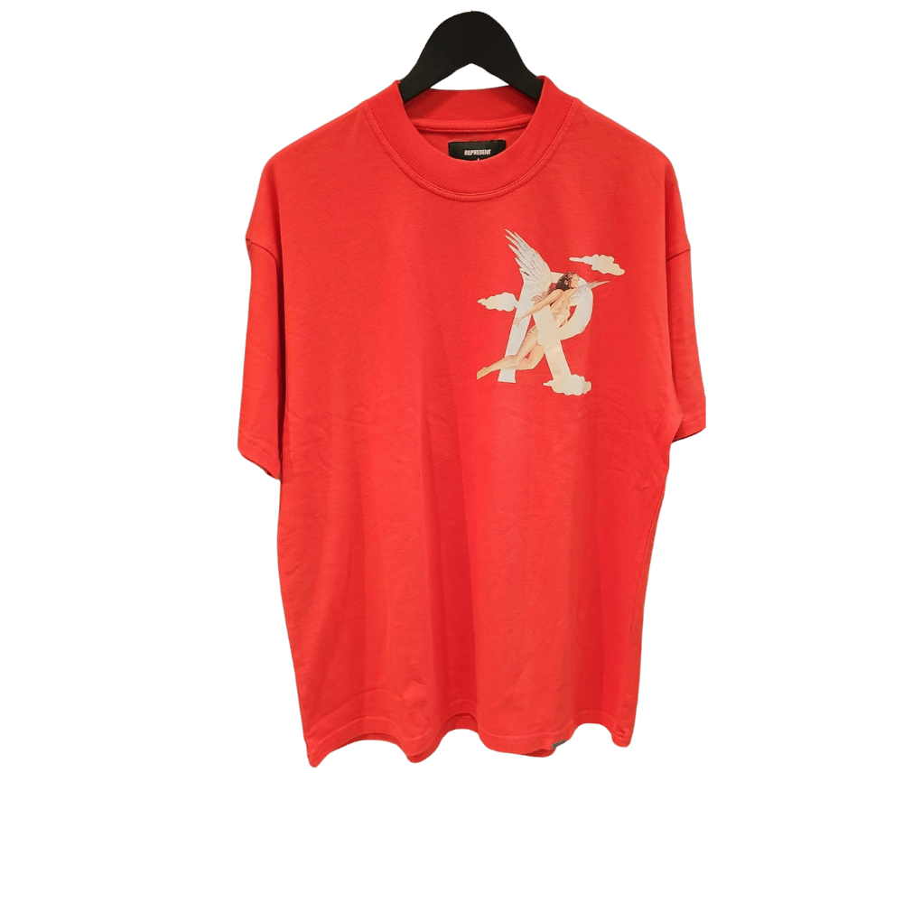 Storms in heaven red tee