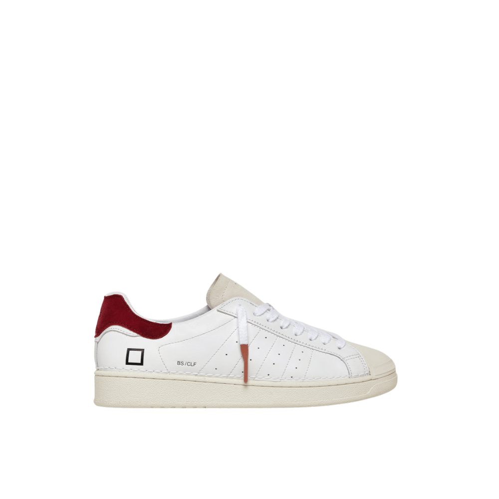 Base calf white-Bordeaux