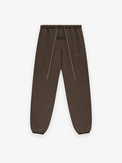 ESSENTIALS SWEATPANTS HEATHER WOOD