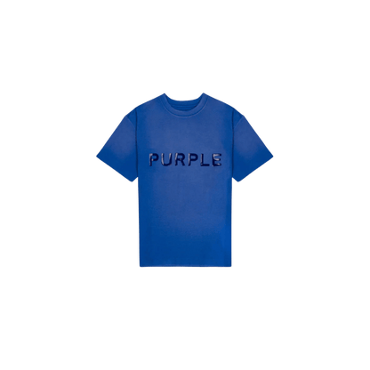 Blue textured t-shirt