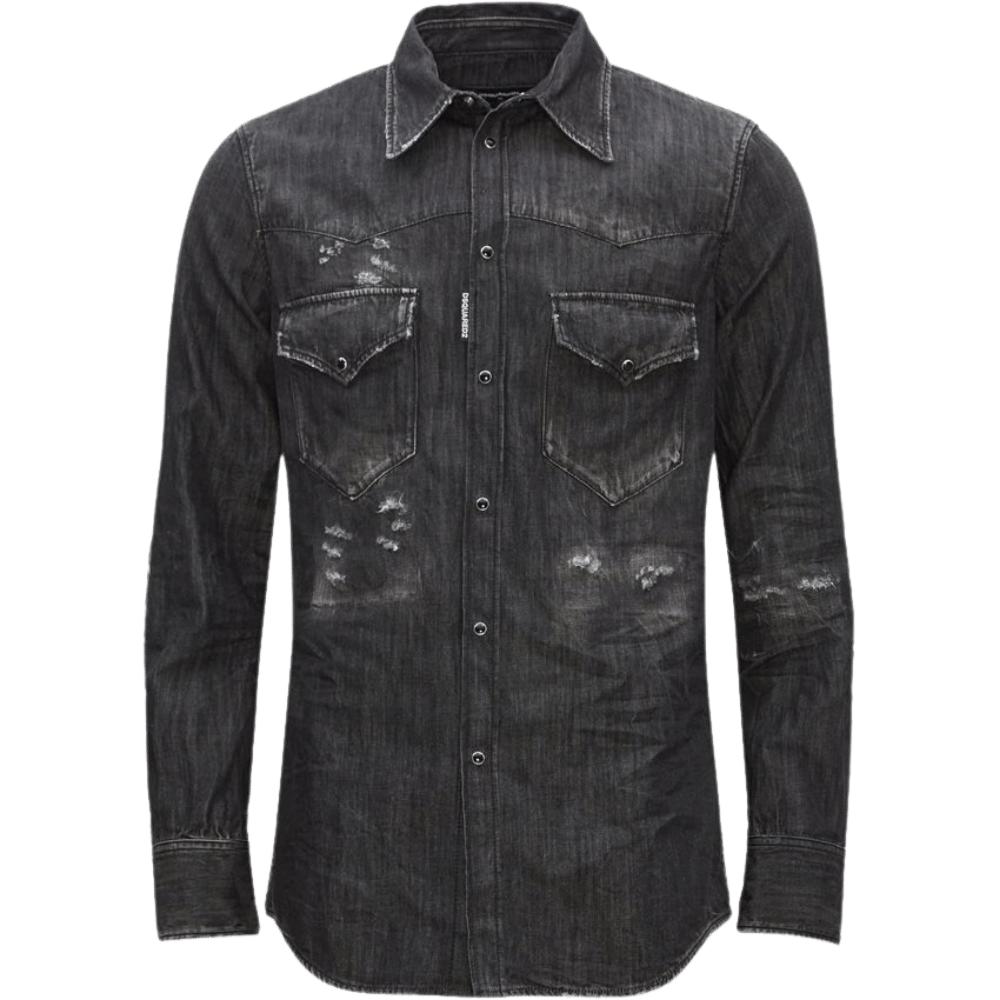 Black western shirt