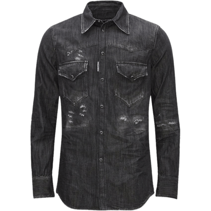 Black western shirt