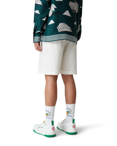 Men’s court white & green sneaker