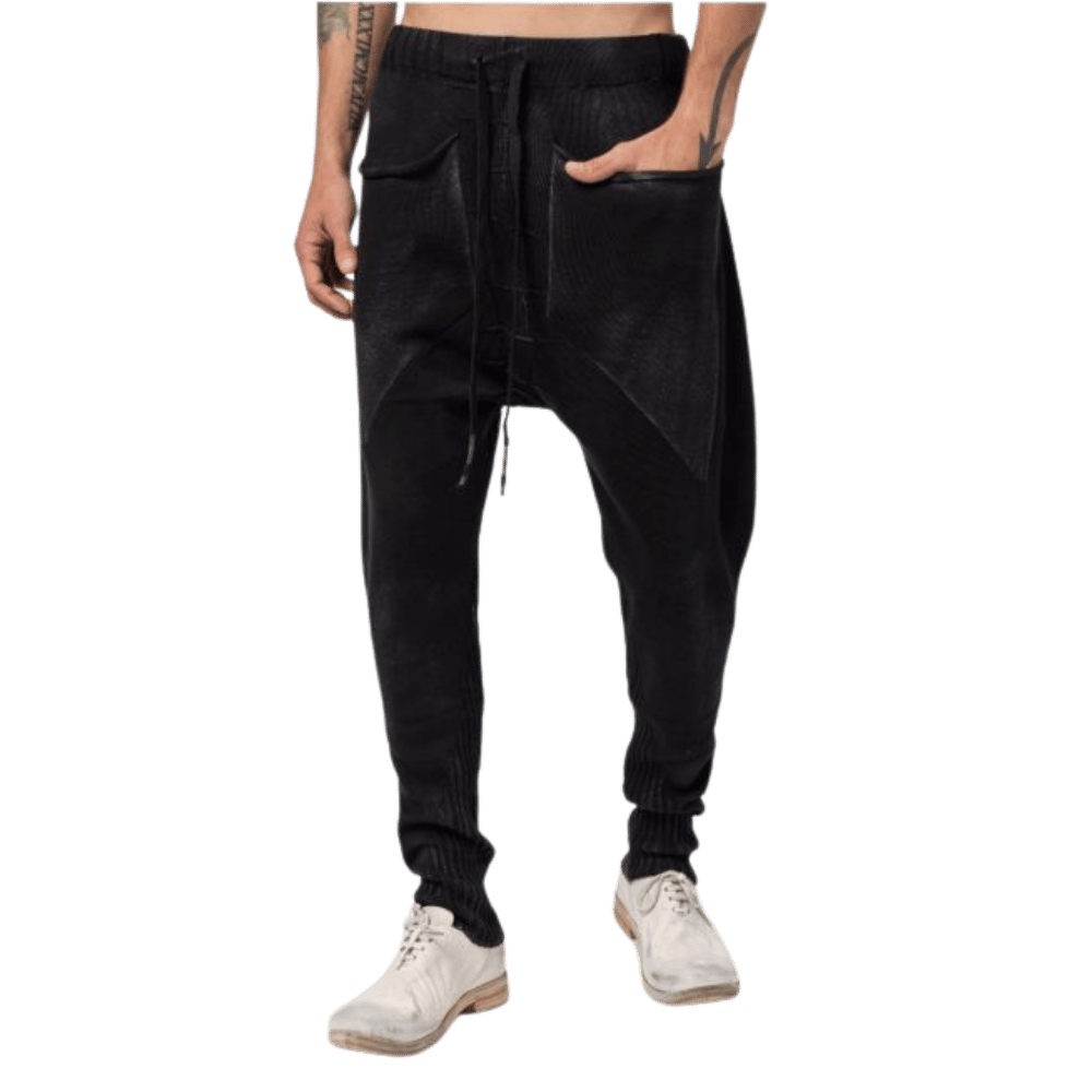 Black Knitted Pantalone