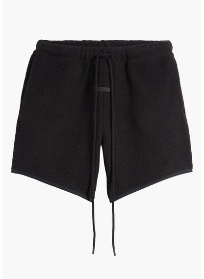 Polar fleece shorts - jet black