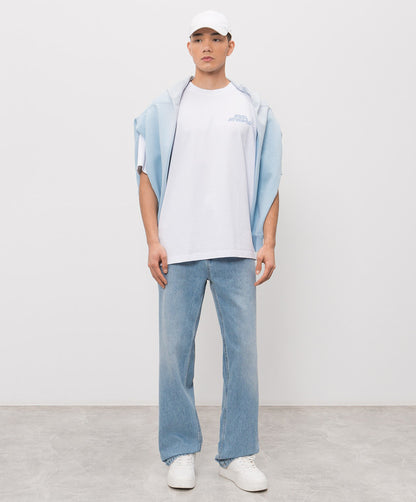 AXEL ARIGATO Soren white T-shirt with logo print