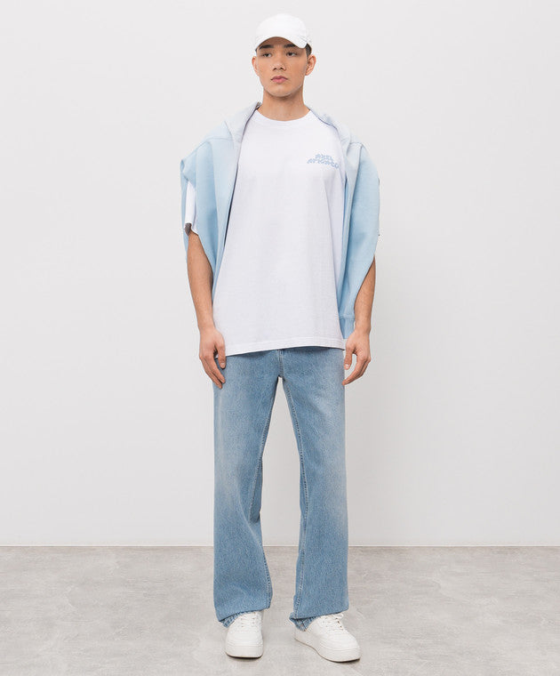 AXEL ARIGATO Soren white T-shirt with logo print