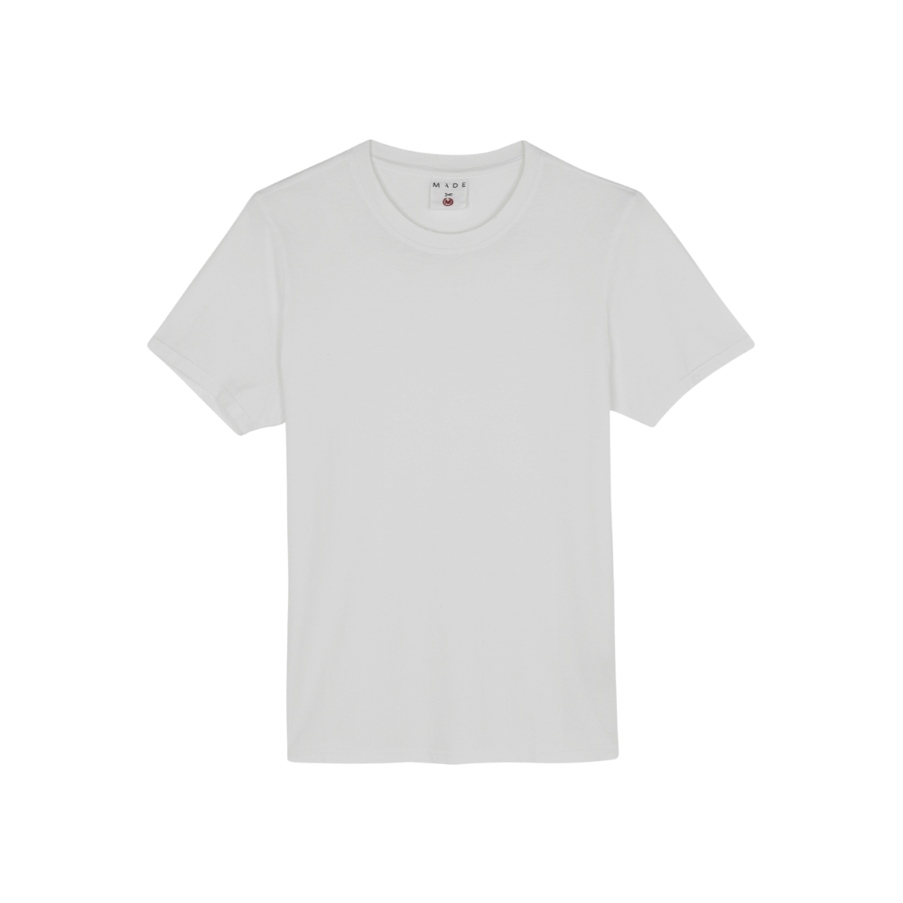 Made cotton tee white