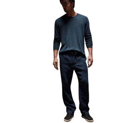 Relaxed Fit Linen Pant - Imperial Pigment