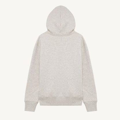 Embroidered logo hoodie