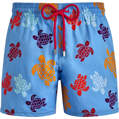 MEN STRETCH SWIM SHORTS TORTUES MULTICOLORES