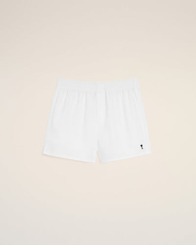 WHITE COTTON BLACK AMI DE COEUR BOXER
