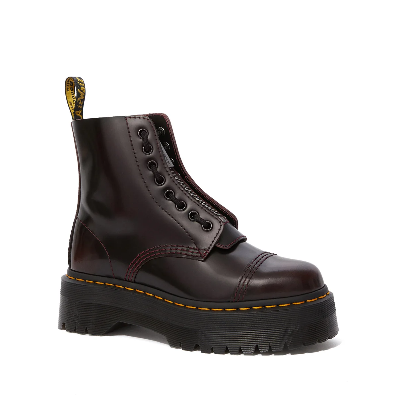 DR. MARTENS SINCLAIR JUNGLE BOOT ARCADIA CHERRY RED מגפי ד"ר מרטינס סינקלייר לנשים