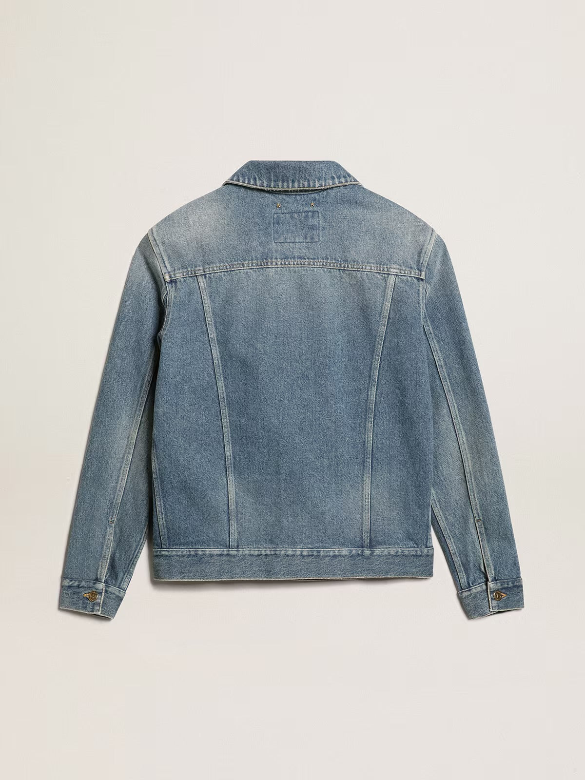 Men’s denim jacket with medium wash