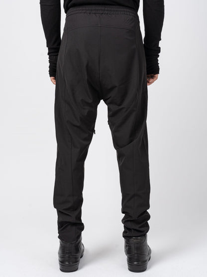 BLACK NYLON JOGGER