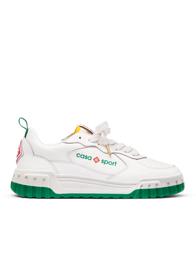 Men’s court white & green sneaker