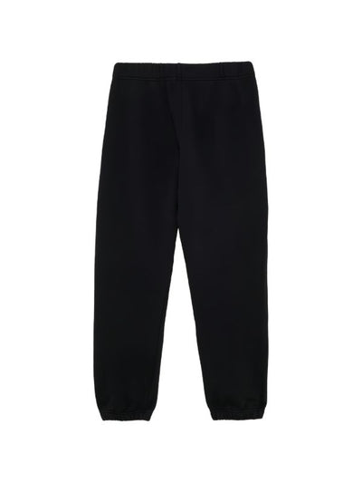 sweatpants with embroidered logo