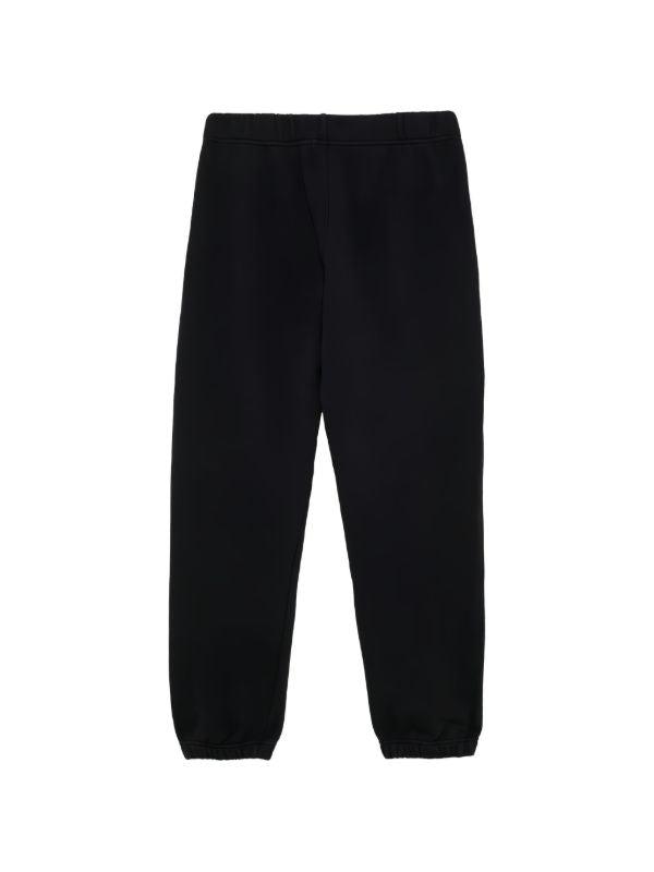 sweatpants with embroidered logo