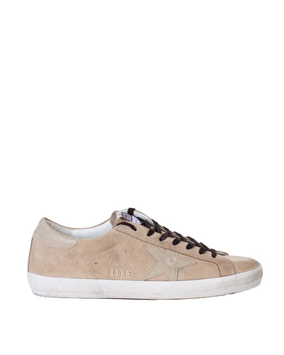 BEIGE LEATHER STAR SUPER-STAR