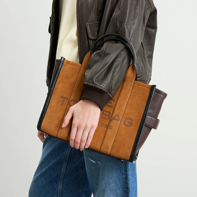 MARC JACOBS THE MEDIUM TOTE SUEDE