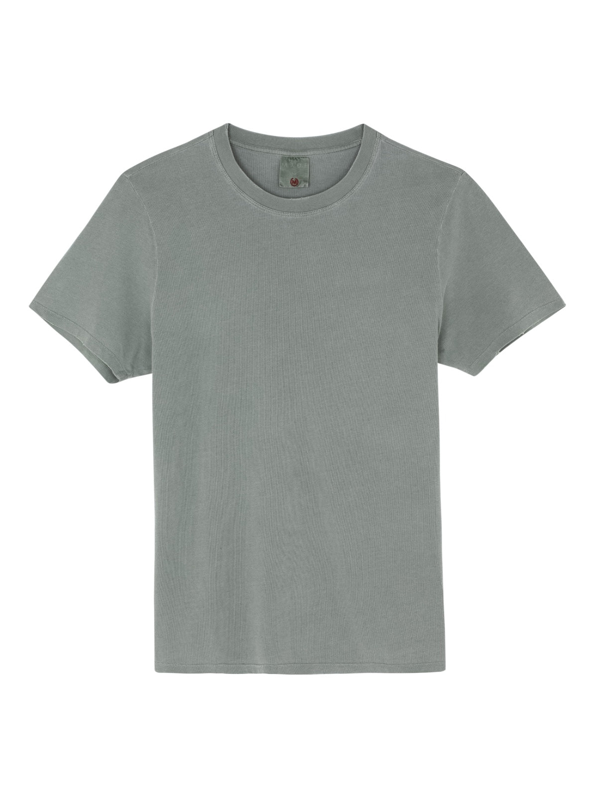 Made cotton tee washed green