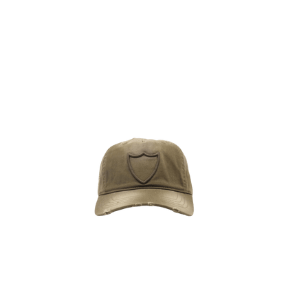 Khaki SHIELD LOGO BASEBALL CAP