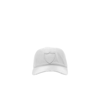 White Shield Logo Baseball Cap