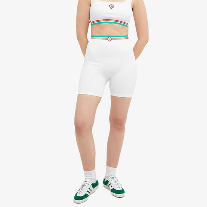 Seamless ribbed cycling short