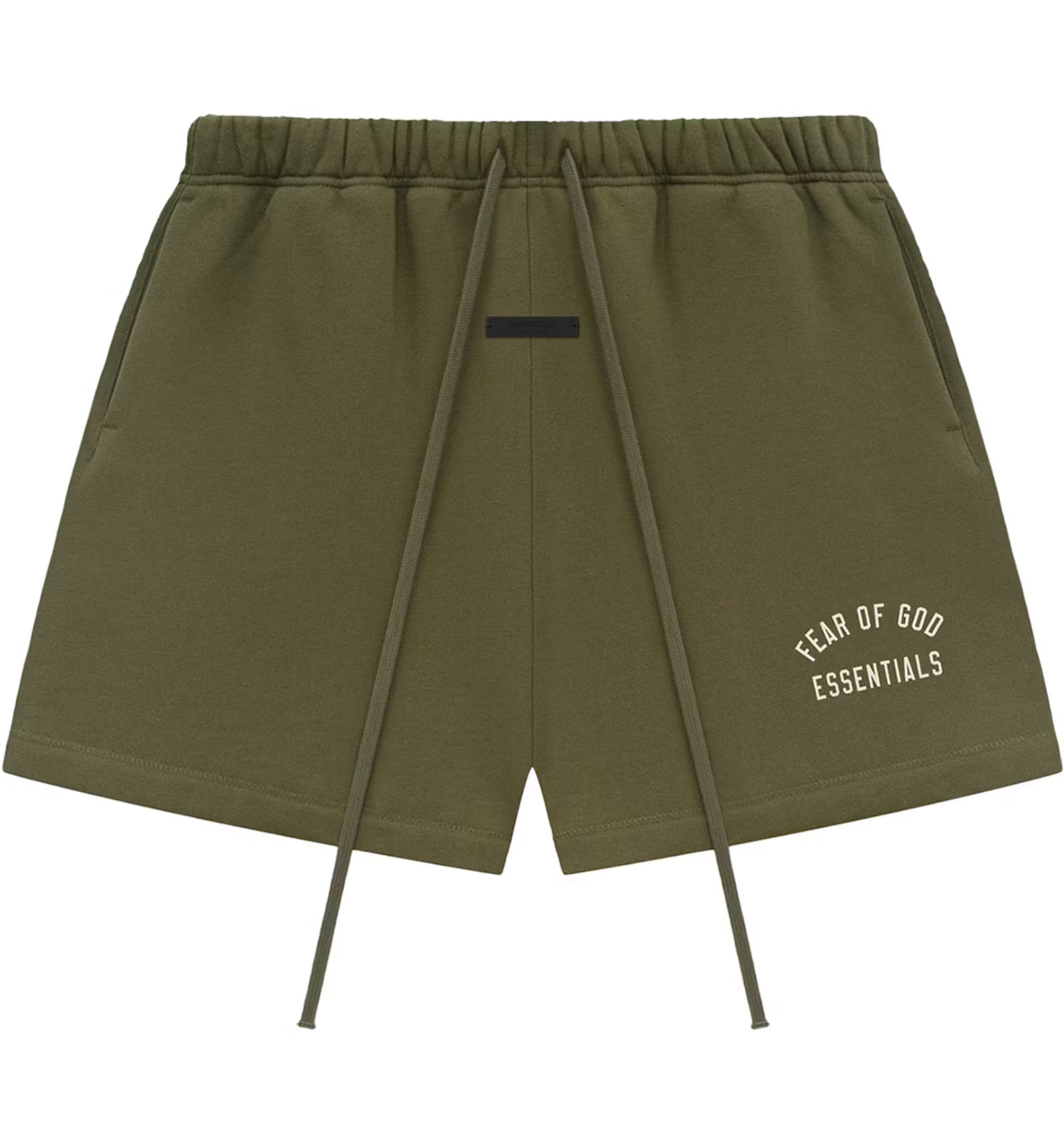 Fleece soccer short - military