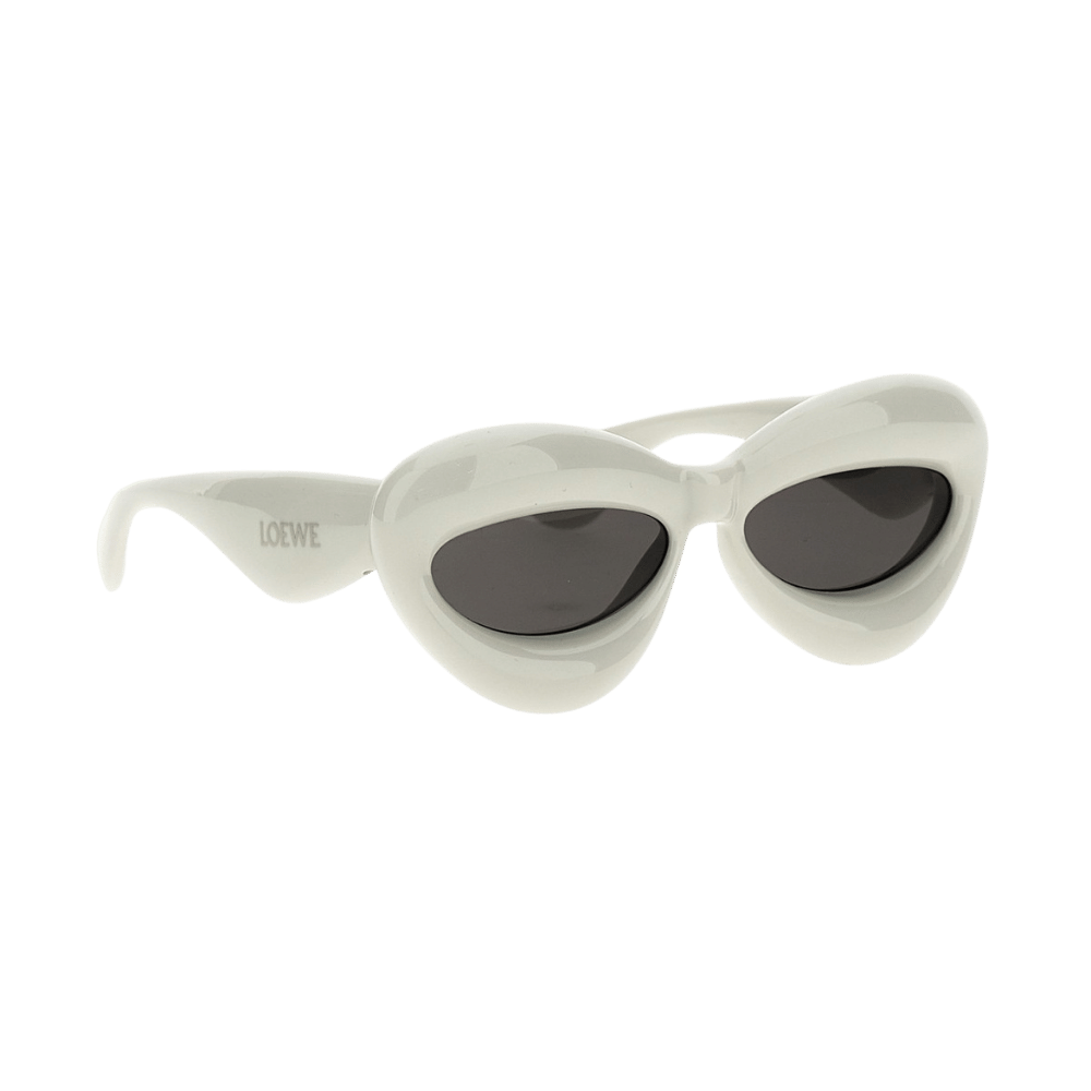 Inflated cateye sunglasses in nylon