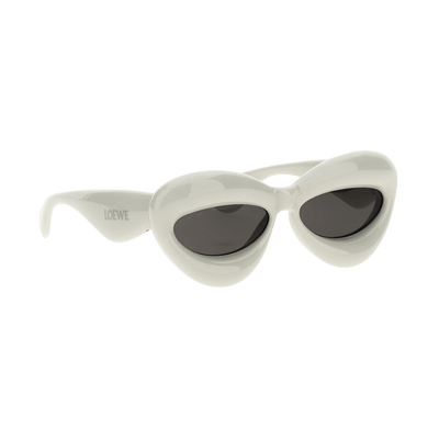 Inflated Cateye Sunglasses In Nylon