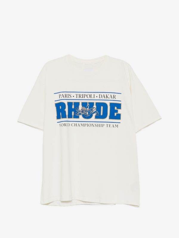 RHUDE
logo-print T-shirt
