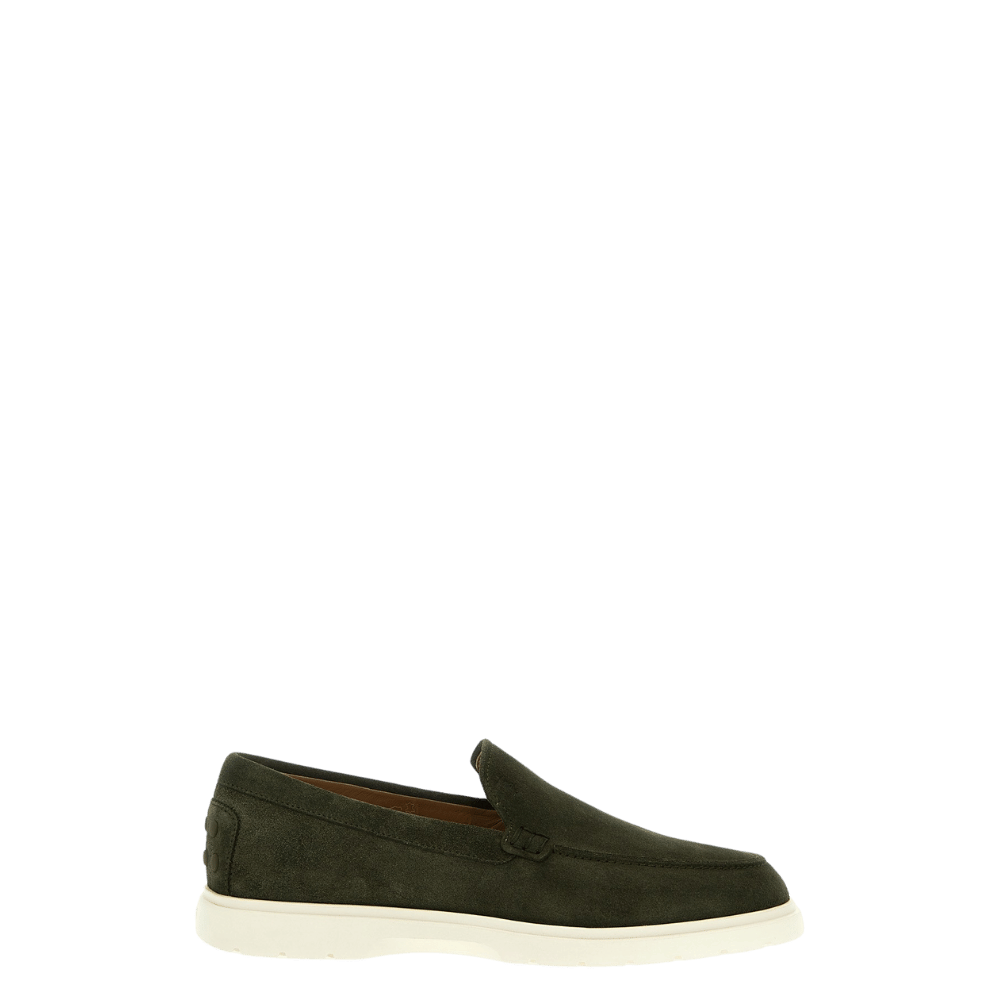 Khaki Pantofola loafers