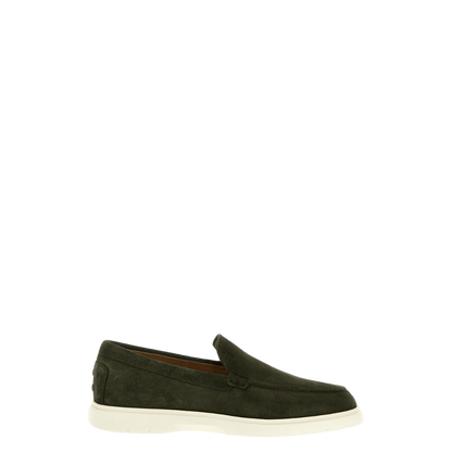 Khaki Pantofola loafers