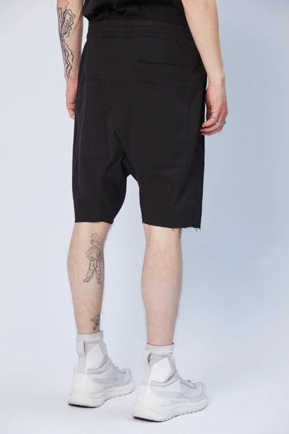 One pocket short - black