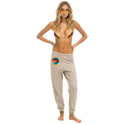 AVIATOR NATION ASPEN SWEATPANTS - SAND