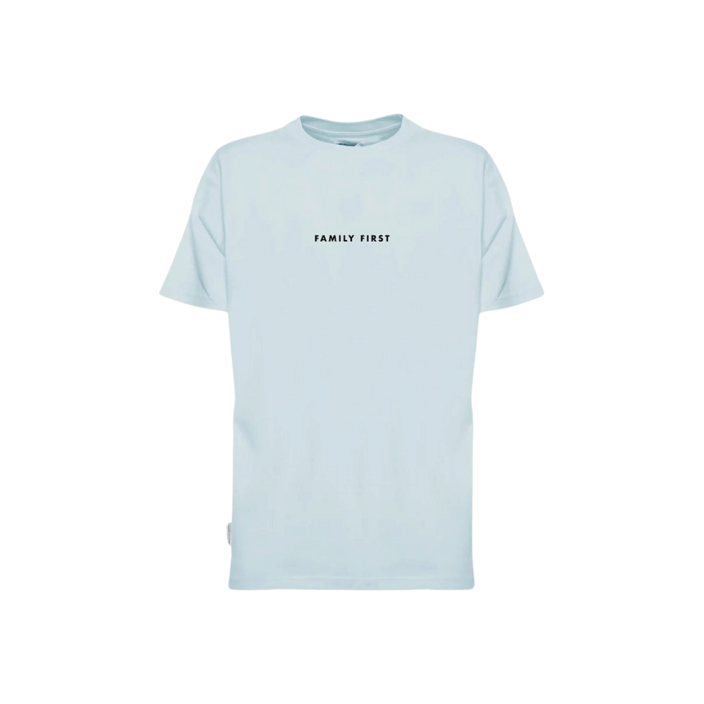 T-shirt box logo light blue