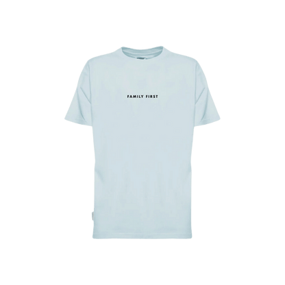 T-shirt box logo light blue