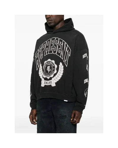 EPRESENT LEGACY CREST HOODIE STAINED BLACK