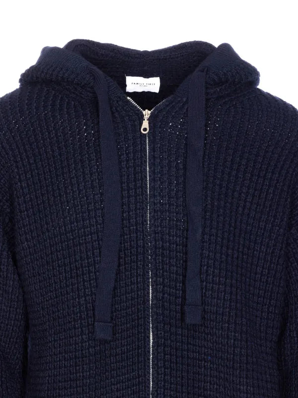 Family First zip-fastening hoodie
