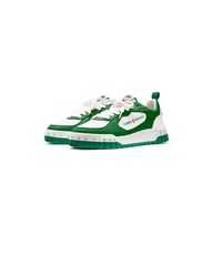 MENS THE COURT GREEN & WHITE SNEAKER