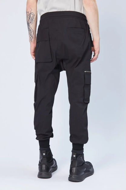 Pocket trousers - black